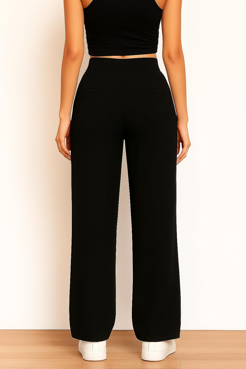 Women's High Waist Formal Trousers: Office-Ready Pants for a Polished Look