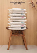 Cotton Saree Bags-Covers (Pack of 10) - BiG FACTORY 
