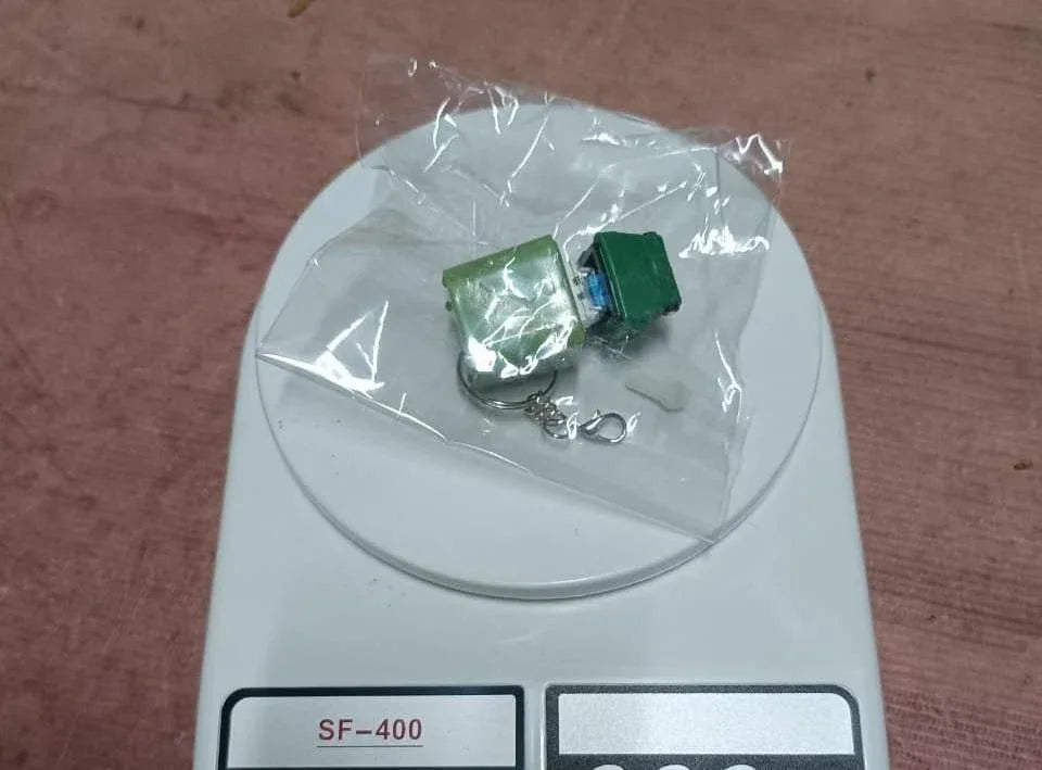 Croaking Frog Stress Reliver Keychain With Color LED Lights - BiG FACTORY 