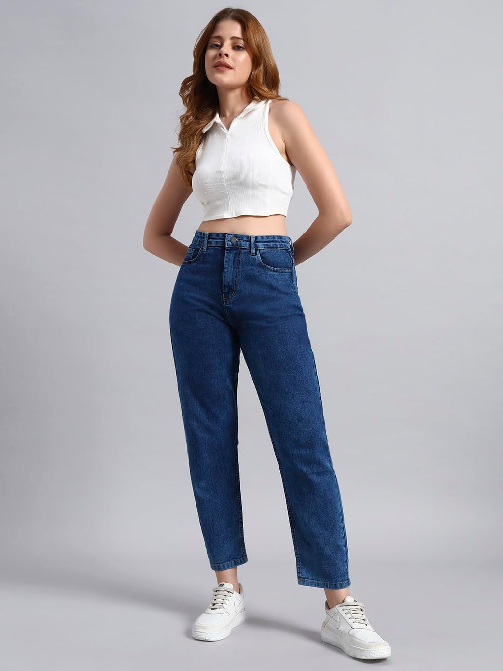 High Waist Jeans for Women: RAGZO Mom Fit, Premium Quality.