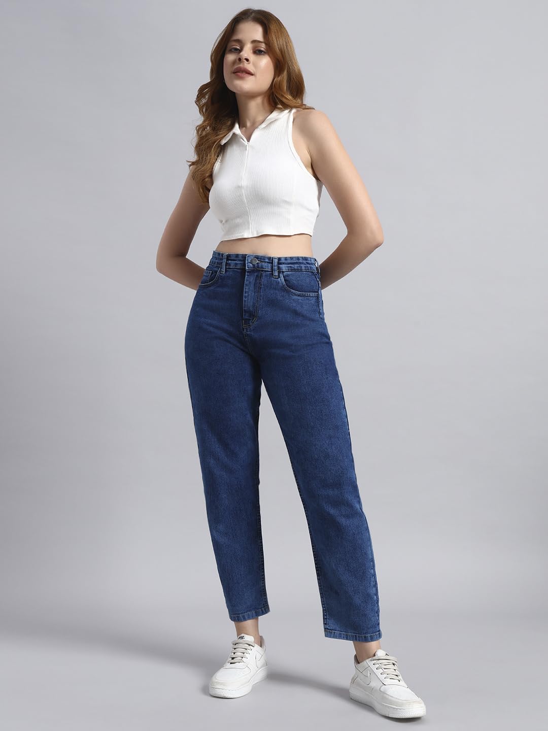 High Waist Jeans for Women: RAGZO Mom Fit, Premium Quality.