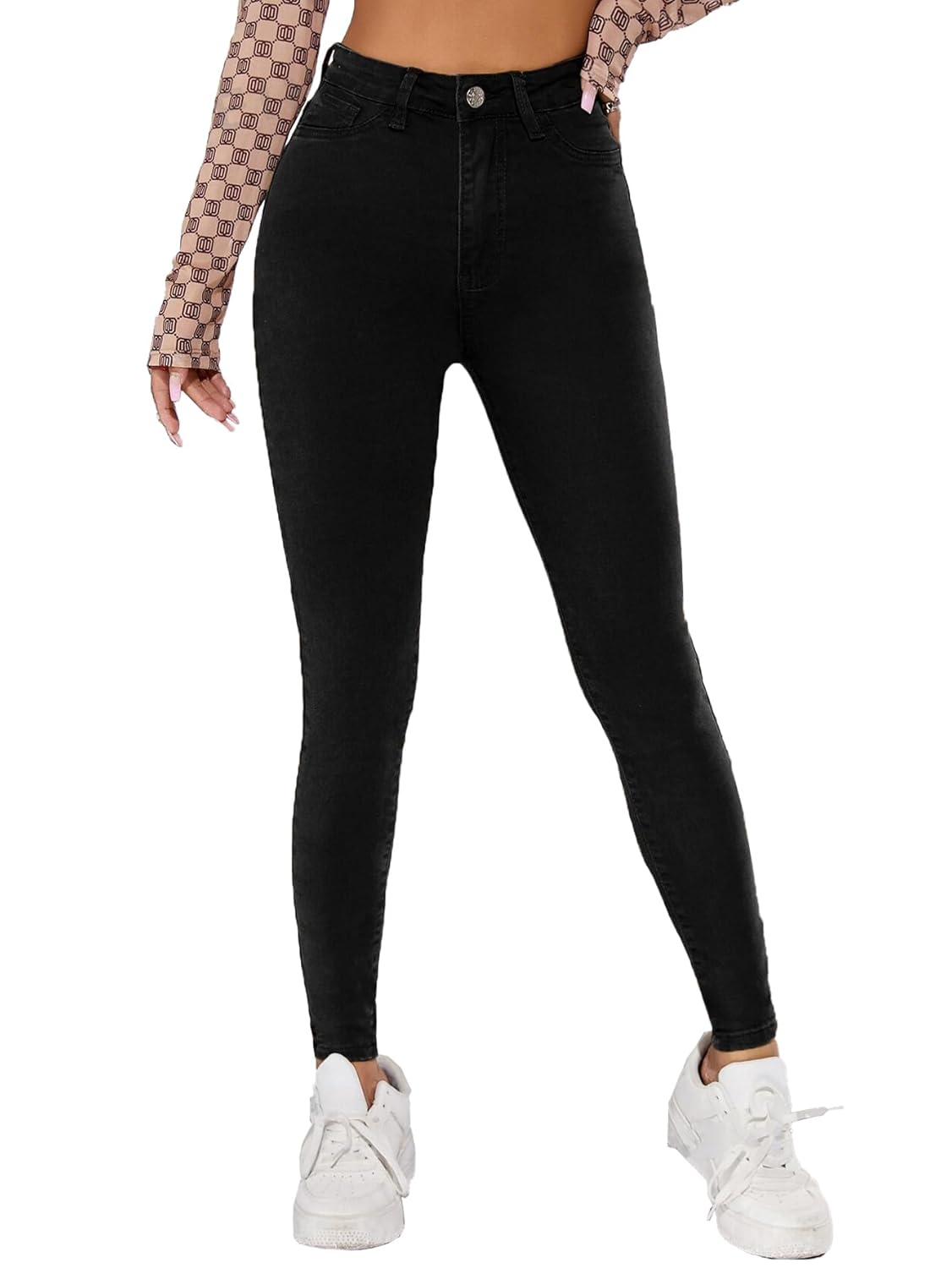 TOPLOT Skinny Fit Jeans for Women