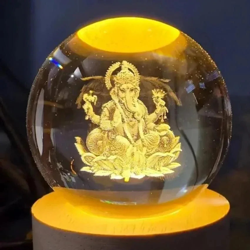 Ganesh Crystal LED Lamp - BiG FACTORY 