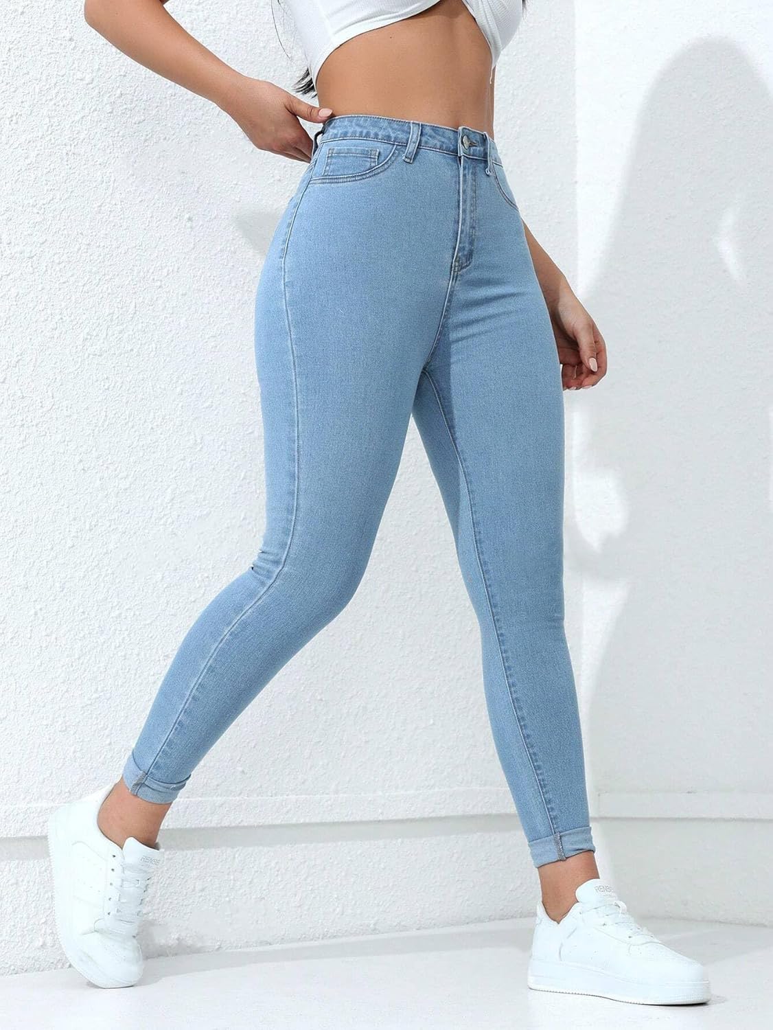 Skinny Fit Jeans for Women by TOPLOT - High Quality Denim