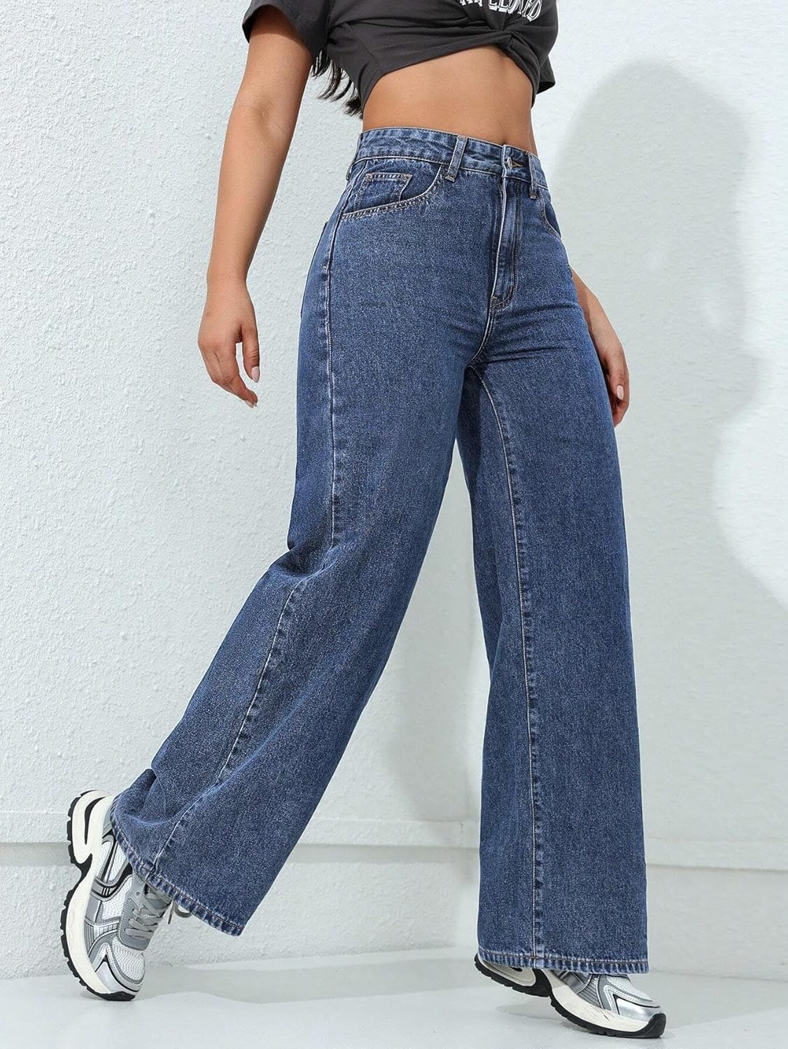 Hills Women's Relaxed Fit High Rise Jeans || Woman Jean's || Women Baggy Jeans || Jean's for Womens || Loose Jean for Women's || Oversized Woman baggys