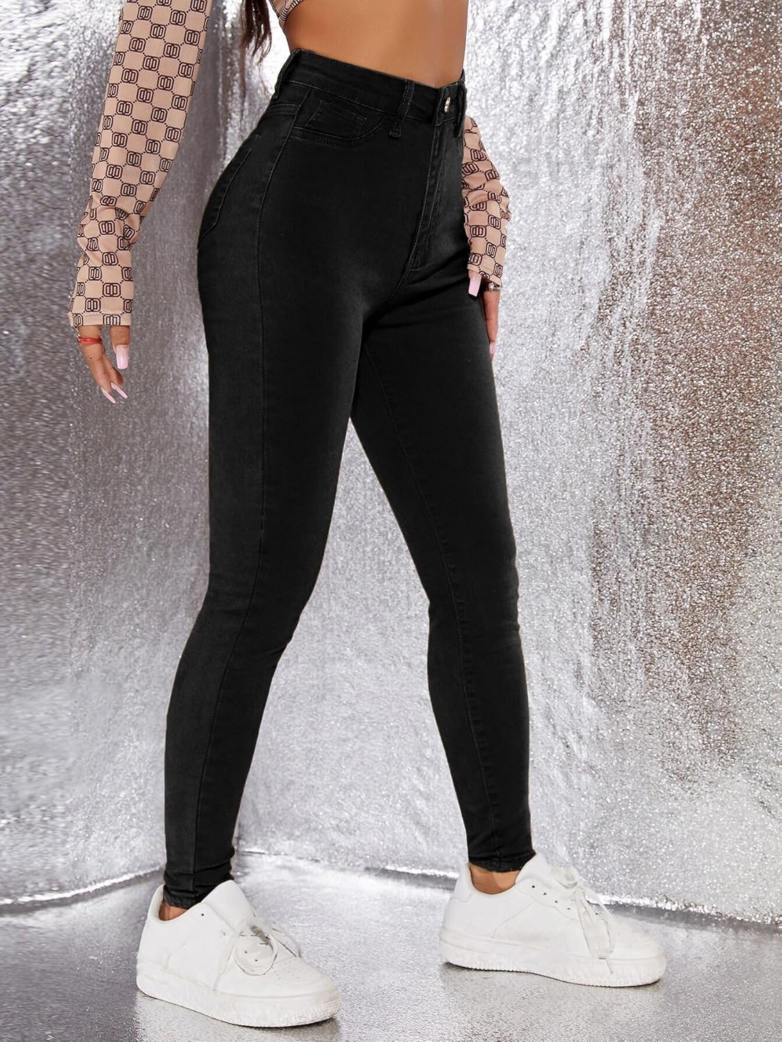 TOPLOT Skinny Fit Jeans for Women