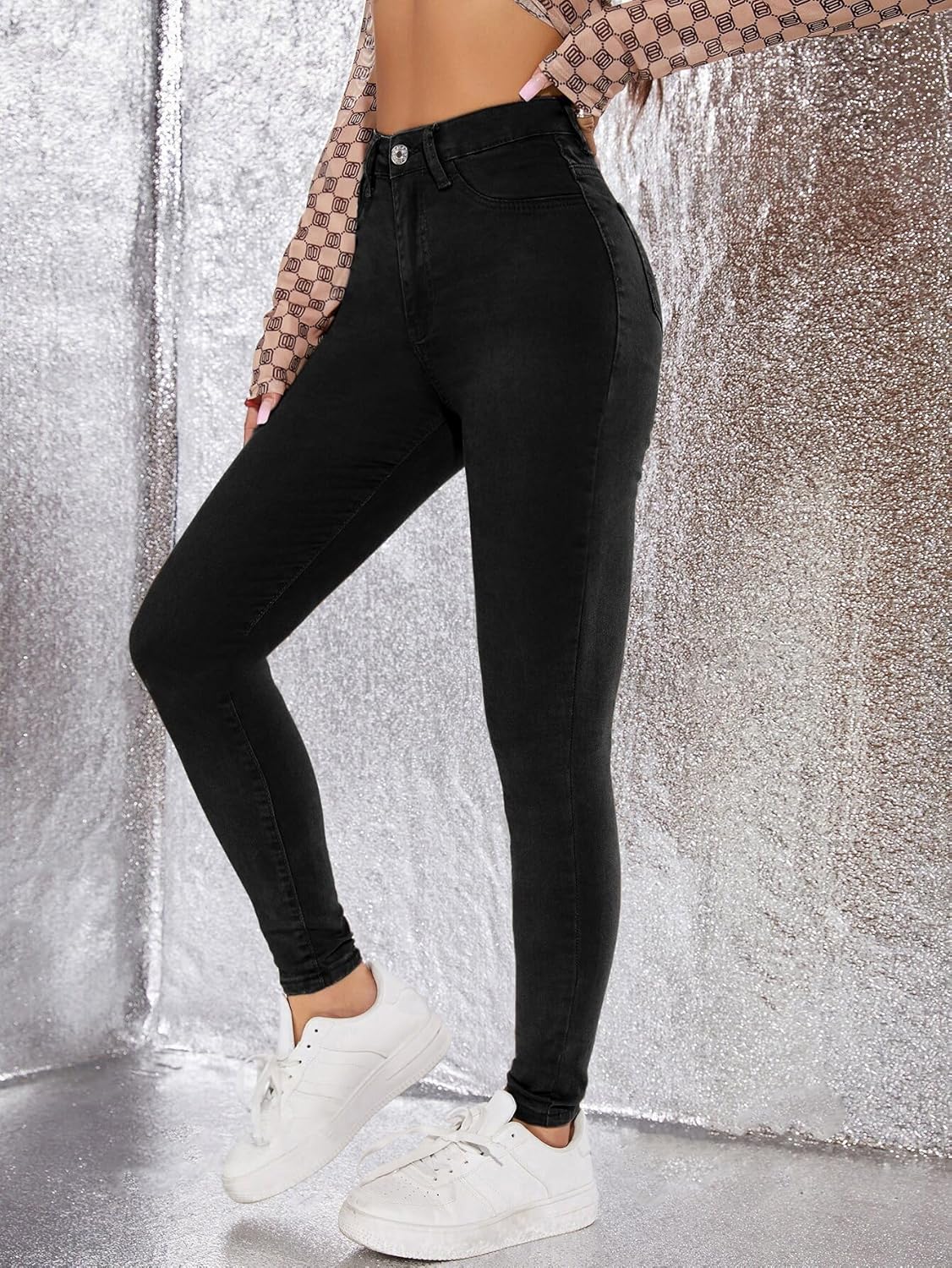 TOPLOT Skinny Fit Jeans for Women