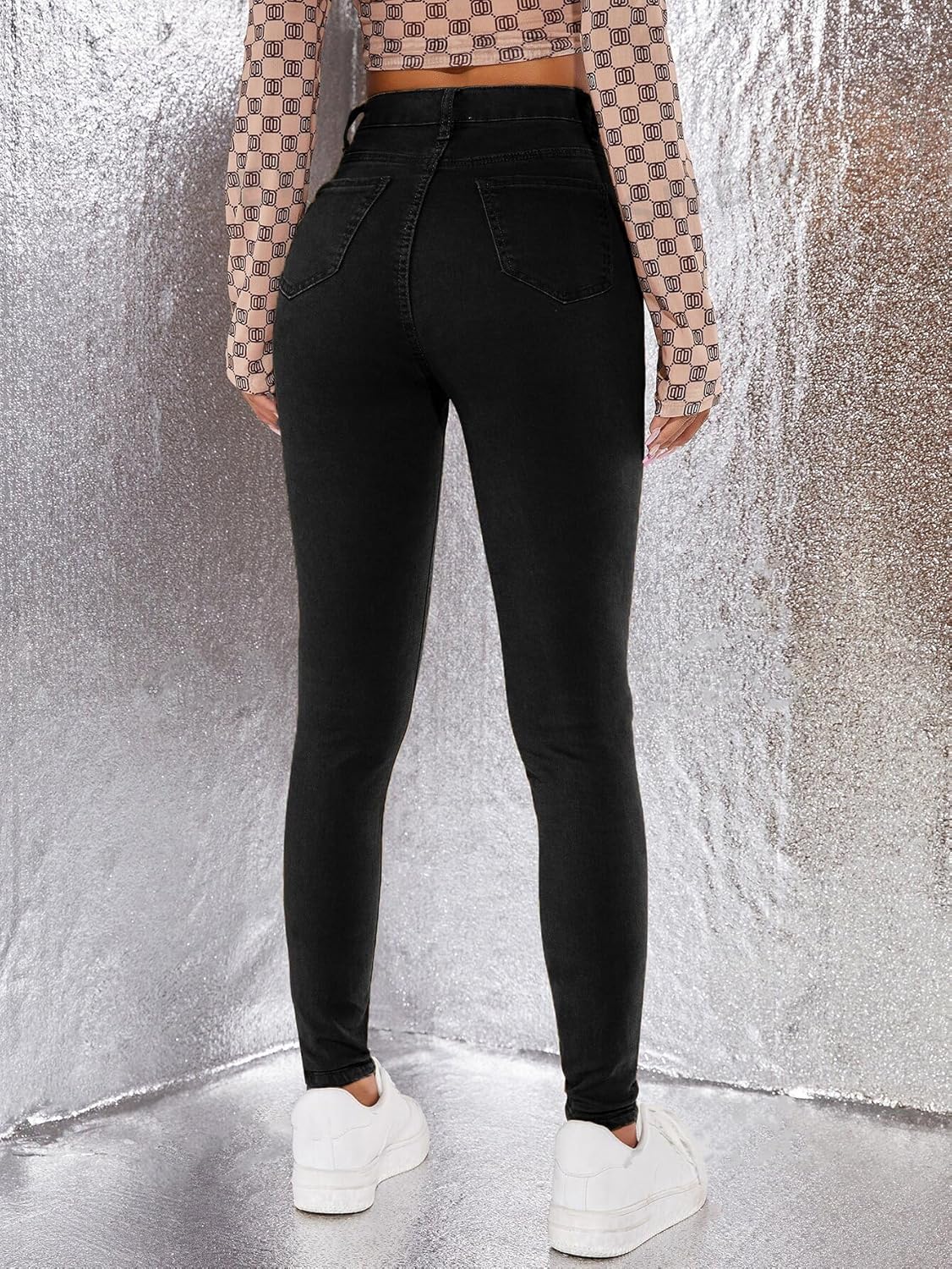 TOPLOT Skinny Fit Jeans for Women