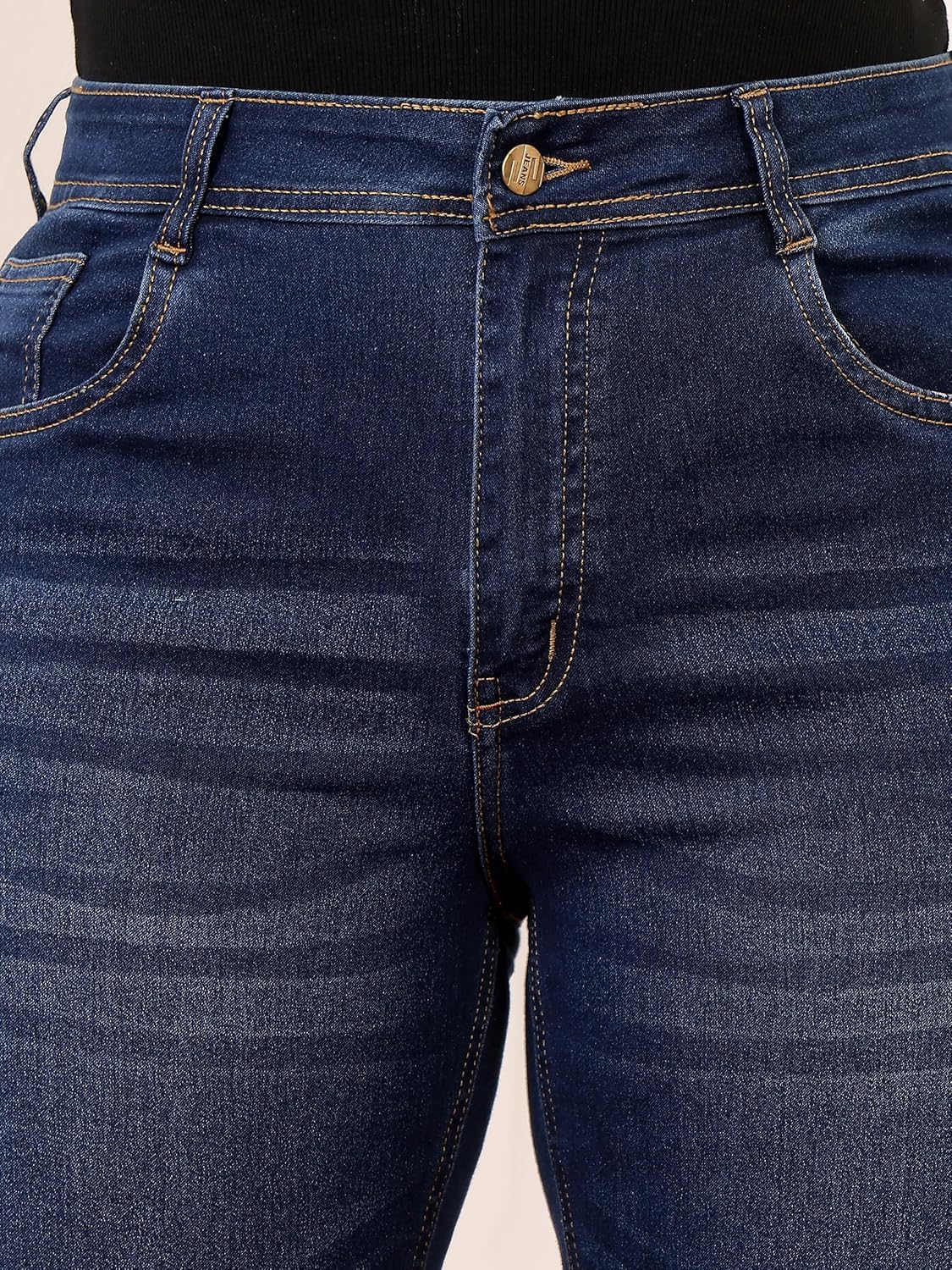 A+ High Rise Denim Bootcut Jeans for Women | Stretchy, Shaping, Regular Fit | Miss Chase