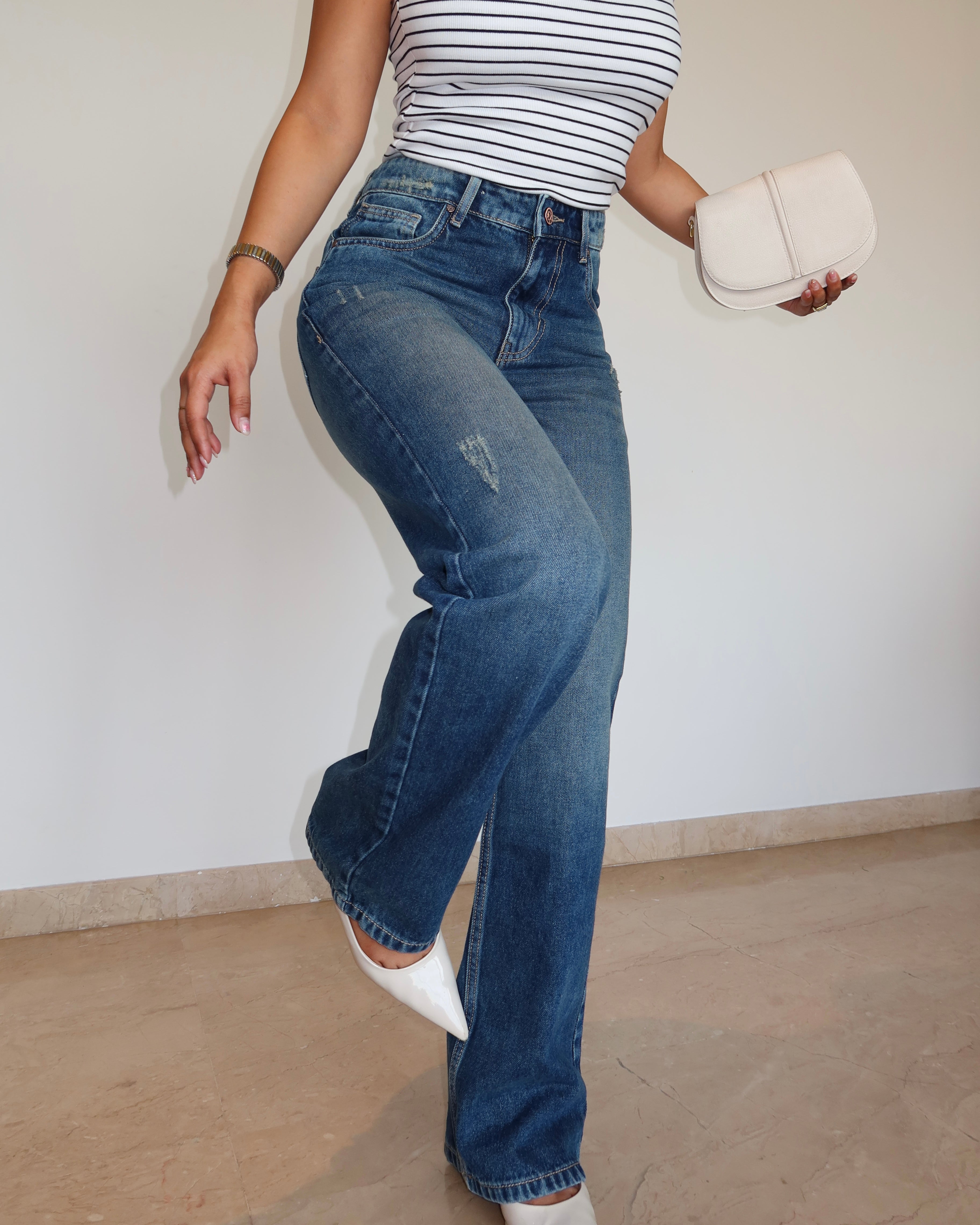 Slim-Fit Straight Leg Jeans by Soho - High Quality Denim.