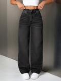 Dark Wash, Straight-Fit Jeans - Perfect for After Hours